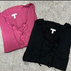 PINK super soft long sleeve bundle 🌸